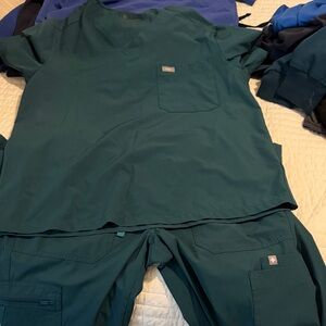 Teal Scrub Set